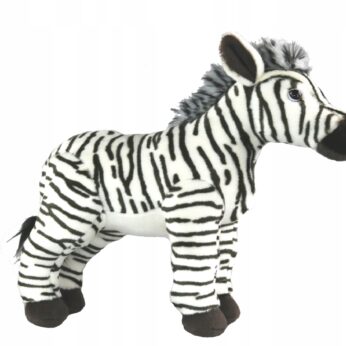 REALISTYCZNA ZEBRA MASKOTKA 31cm ZOO