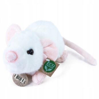 Biała mysz maskotka myszka 22 cm EKO