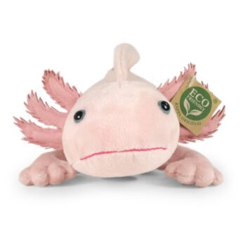 Realistyczny AXOLOTL maskotka pluszak 33 cm EKO