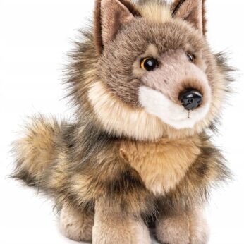 REALISTYCZNY WILK KOJOT MASKOTKA WILCZEK 21 cm