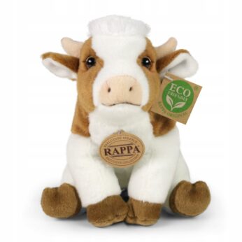 REALISTYCZNA MASKOTKA KROWA KRÓWKA COW PLUSH ECO 19 cm