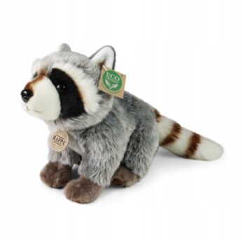 Realistyczna maskotka szop pracz 28 cm