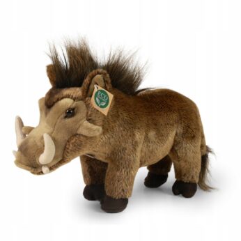 PLUSZOWY DZIK MASKOTKA REALISTYCZNA DZIKA ŚWINIA 38 CM