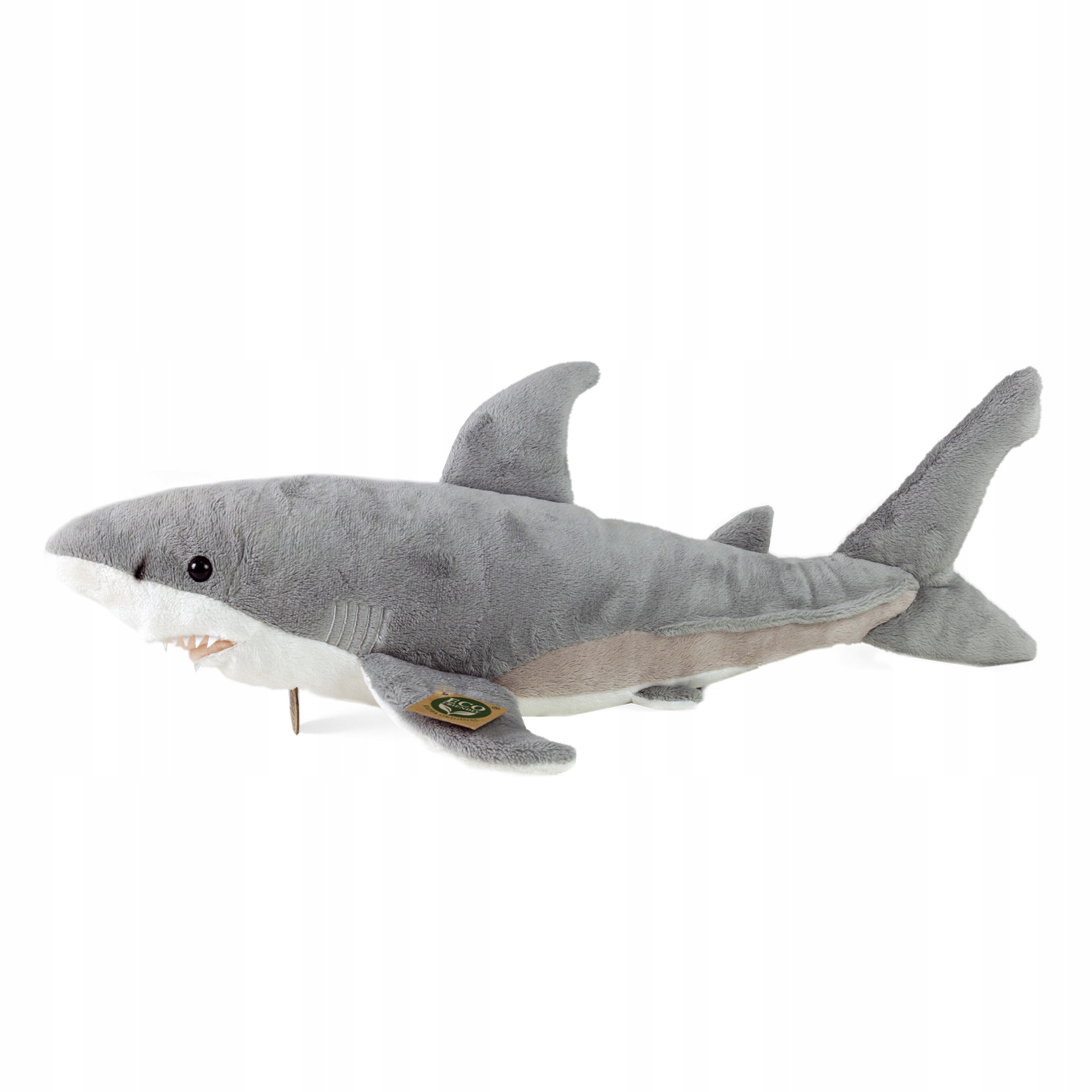 Maskotka rekin Rappa 50 cm duży pluszowy realistyczny eco friendly - Image 4