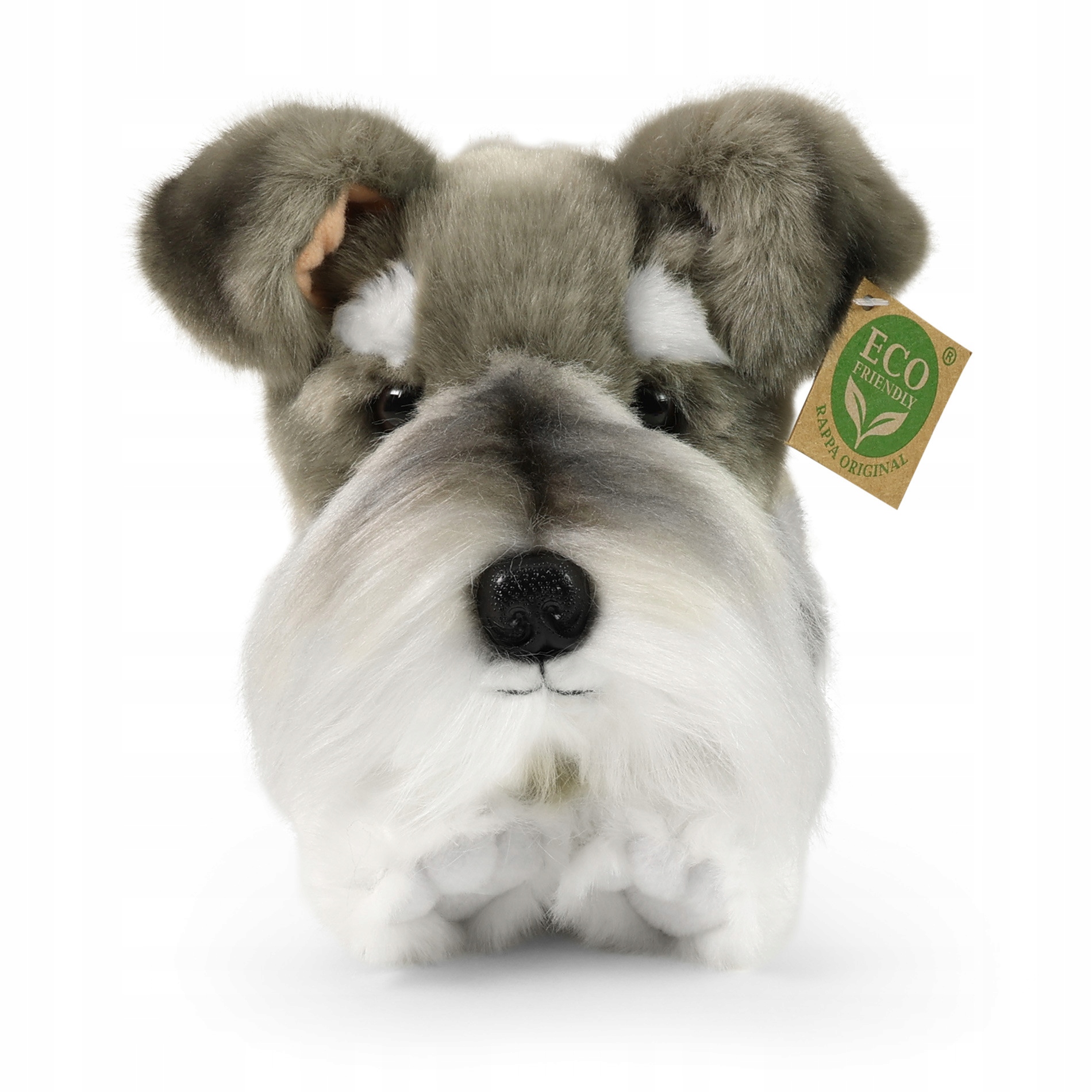 Maskotka pies Sznaucer piesek Schnauzer Terrier realistyczny - Image 2