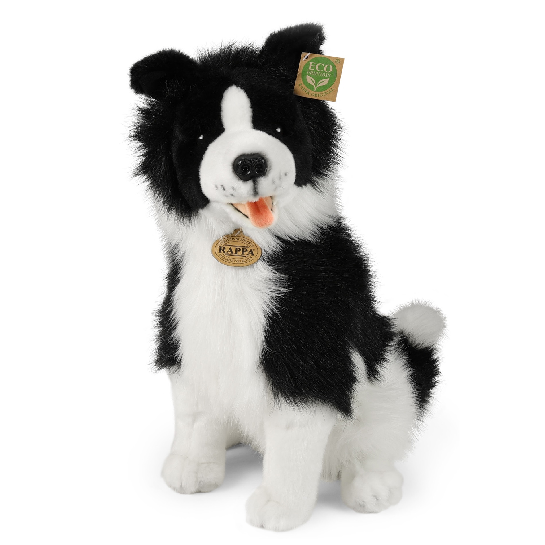 Duża Realistyczna Maskotka Pies Border Collie 40 cm Rappa