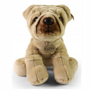 Maskotka Pies Szarpej Shar Pei Mastif Rappa 29 cm