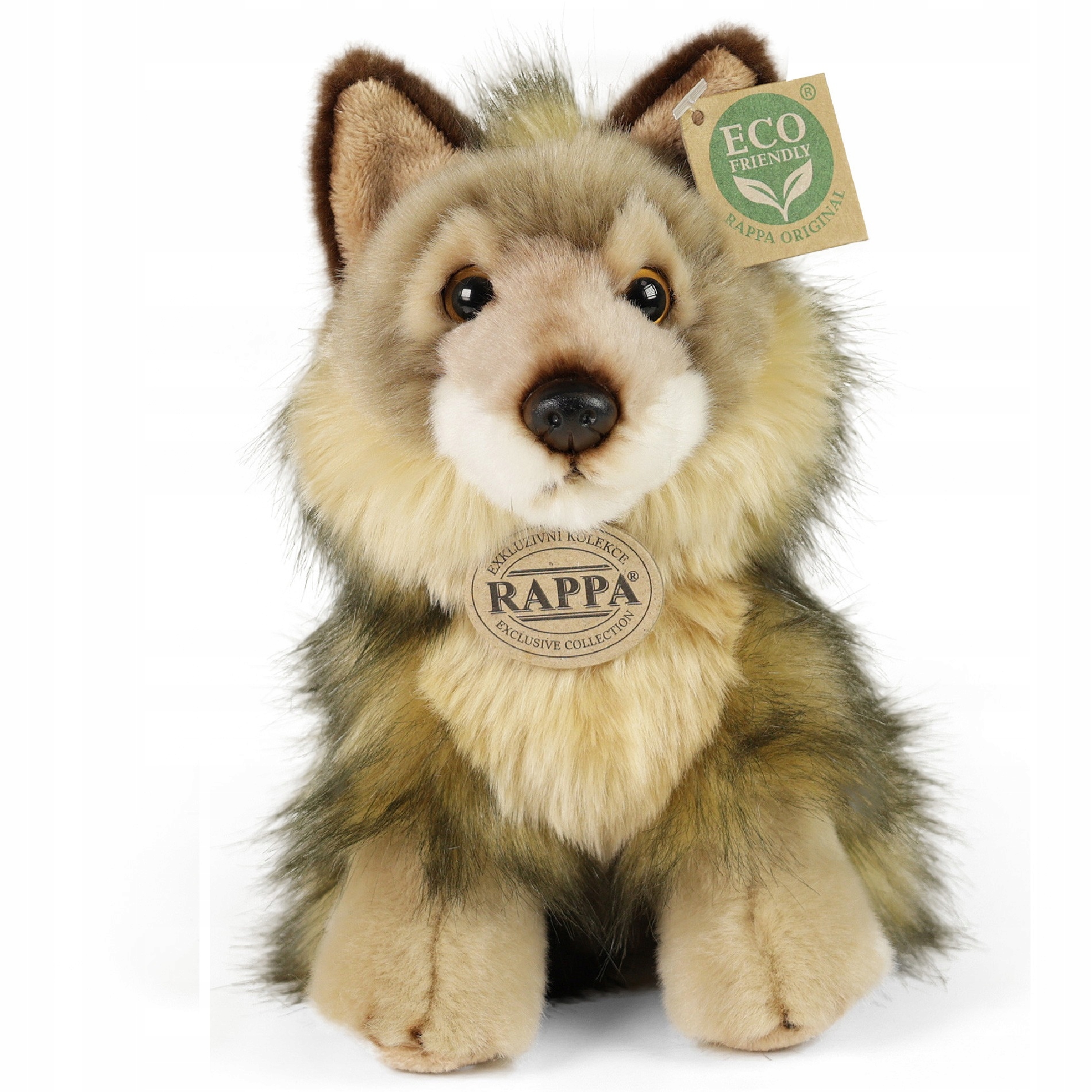 Realistyczny wilk maskotka wilczek kojot 20 cm EKO