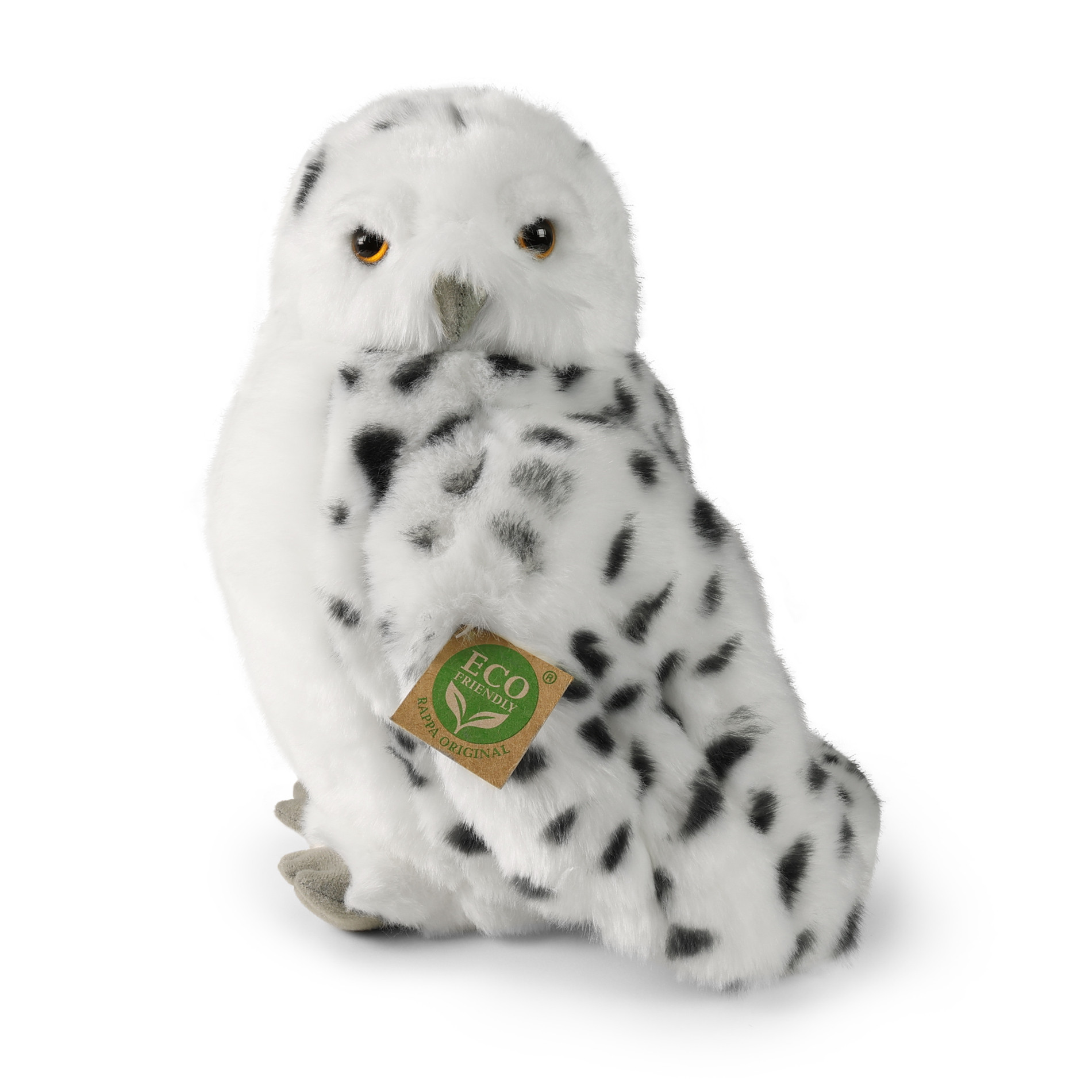 Maskotka Sowa Biała Polarna Śnieżna z Ruchomą Głową Eko 28 cm - Image 3