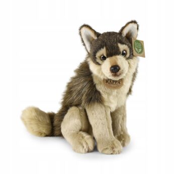 Realistyczny Wilk Maskotka Rappa 28 cm