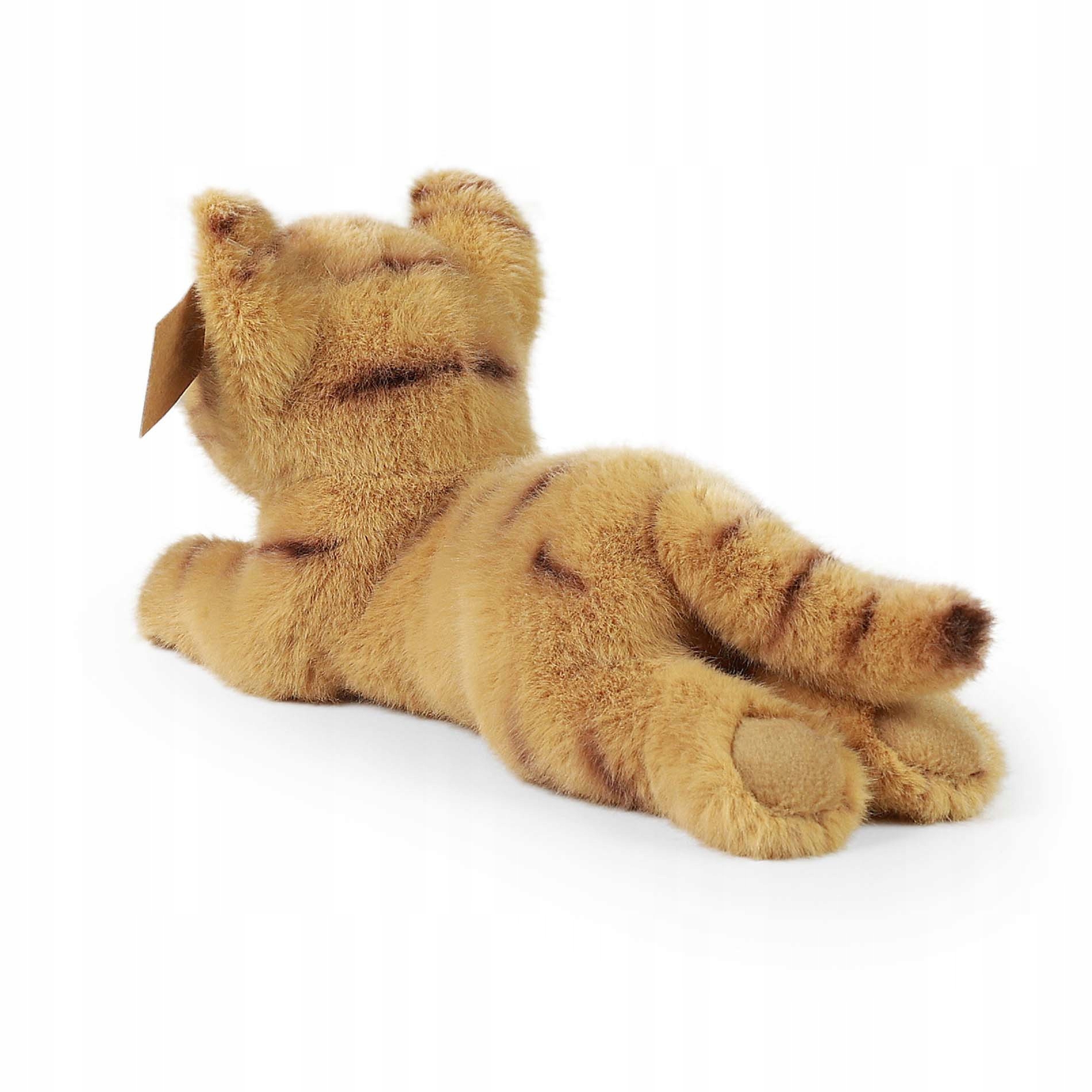 PLUSZOWY BRĄZOWY KOT 25 CM ECO MASKOTKA NA PREZENT - Image 4