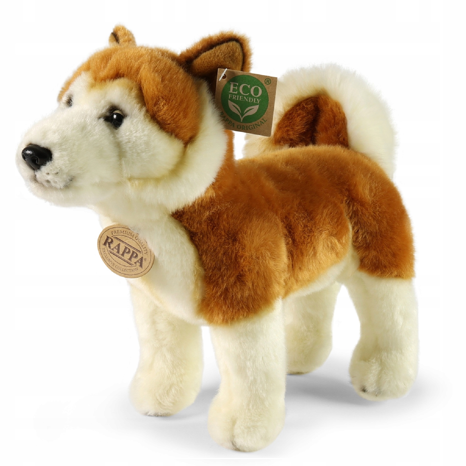 Maskotka Pies Akita Inu Realistyczny Piesek 30 cm Na Prezent