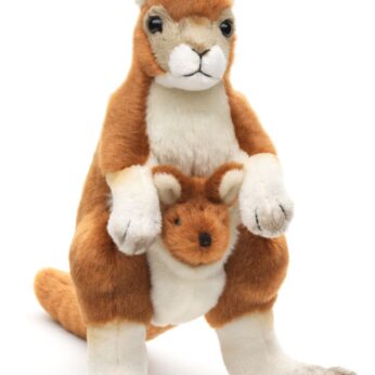 Maskotka Kangurzyca z Maleństwo Kangur Realistyczny Pluszak 25 cm Uni Toys