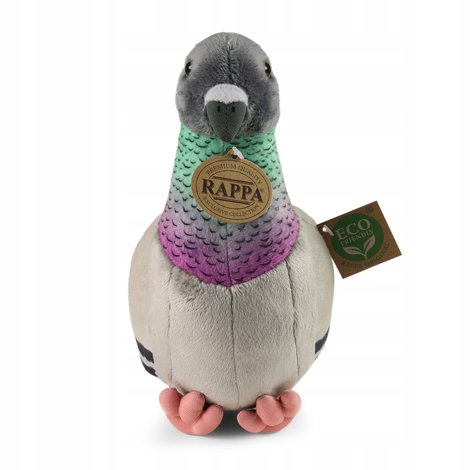 MASKOTKA GOŁĄB PLUSZOWY PTAK REALISTYCZNY PIGEON 24 cm NA PREZENT - Image 4
